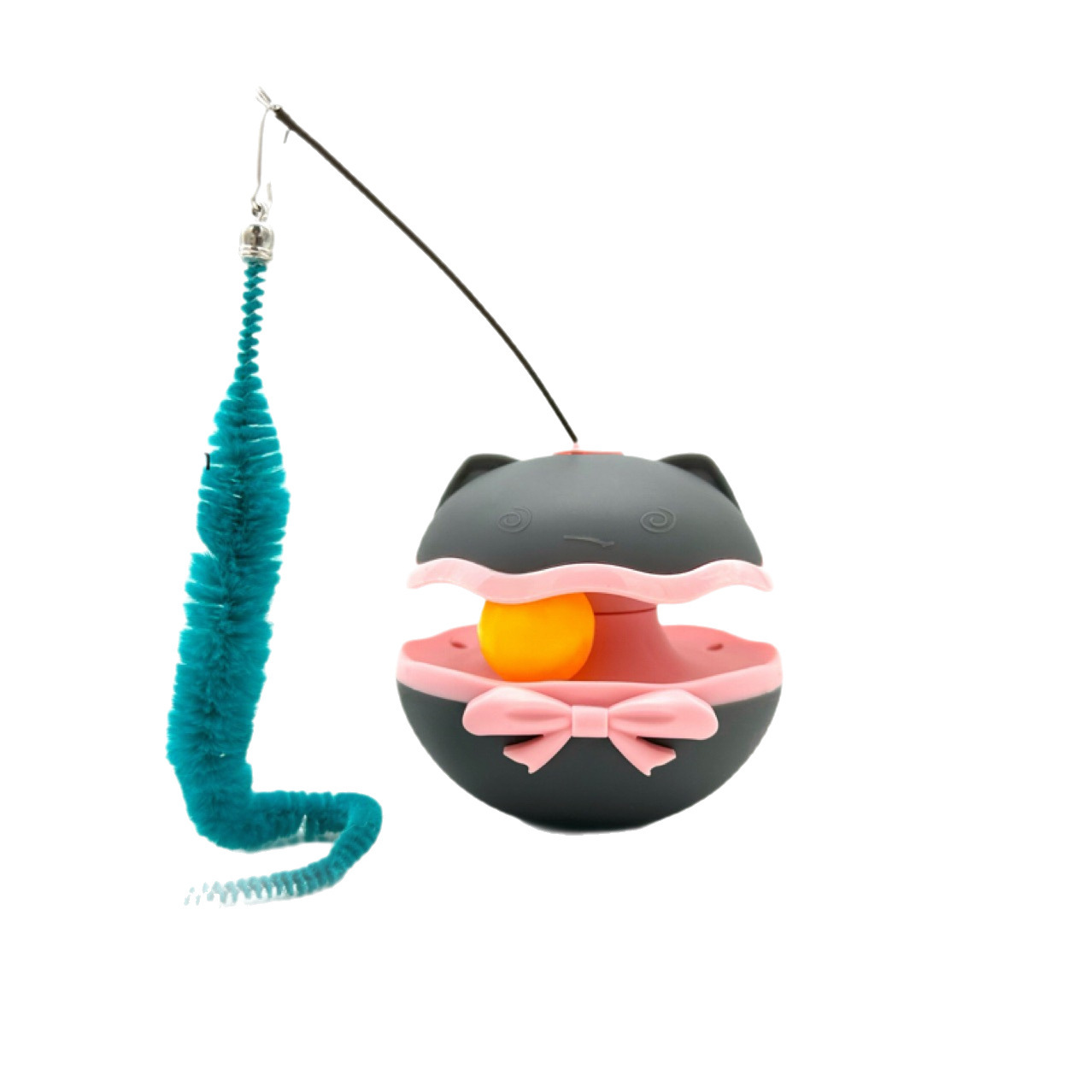 Gray roly-poly toy