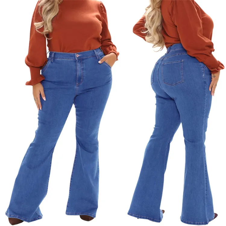 Wholesale Apparels Small Moq WomenのPlus Size Jeans