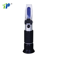 Brix Refractometer Hand Gehouden Suiker Niveau Test Meter Voedsel Fruit Dranken Brix Inhoud Homebrew Tool Met Atc/Brix Bereik 0 ~ 90%