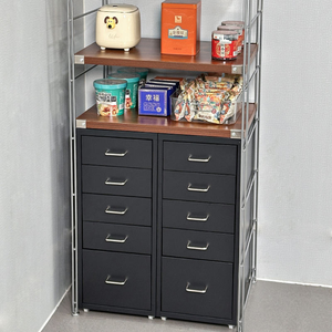 Étagères en métal et bois <span class=keywords><strong>de</strong></span> conception nouvelle 2025, armoire <span class=keywords><strong>de</strong></span> <span class=keywords><strong>rangement</strong></span> moderne pour le bureau à domicile, meubles pratiques pour un usage domestique - Product Image 4