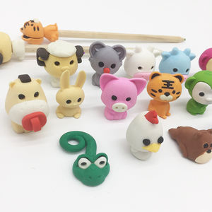 Gran oferta <span class=keywords><strong>2D</strong></span> / 3D lindo lápiz borrador con lápiz de goma para niños - Product Image 6