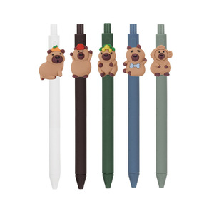 Customizable Logo Cartoon Gel <b>Pens</b> 0.5mm Plastic Push Button Promotional Writing <b>Pens</b> - Product Image 5