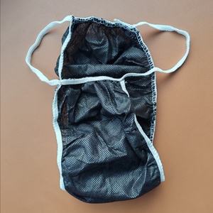 Slip Monouso in Tessuto Non Tessuto per <span class=keywords><strong>Uomo</strong></span> e Donna, Stile Sexy, Asciugatura Rapida, Traspirante, per Salone e Spa, con Logo Stampato Digitalmente - Product Image 1