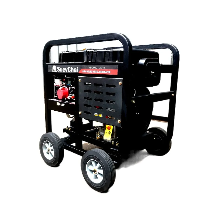 Nhà Máy Giá xách tay ba giai đoạn 5.5KW mở khung Máy phát điện diesel