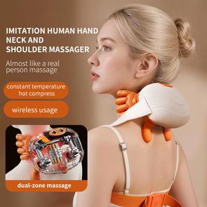 Portable Heated <b>Neck</b> Massager <b>Pillow</b>, 3 Modes , for <b>Neck</b> & Trapezius Relaxation, Custom Logo Available - Product Image 3