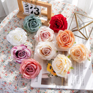 Têtes de fleurs artificielles CallaFloral en polyester pour décoration intérieure, bouquets de mariage, décoration de la maison, 9 couleurs - Product Image 1
