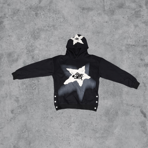 Sweat à capuche surdimensionné en coton 100% avec logo personnalisé, broderie, cordon de serrage, couleur unie, poids lourd, coupe ample, col rond, respirant, unisexe, 6XL - Product Image 4