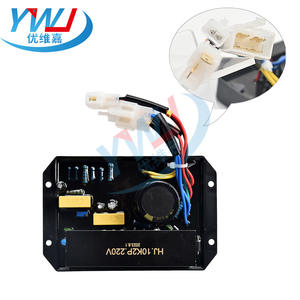 Générateur d'électricité à essence triphasé HJ15K3P380V, stabilisateur de tension AVR, régulateur de tension à huit fils, stabilisateur de générateur - Product Image 4