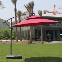 Parasol de terrasse grand format 3M Easy Push résistant aux UV pour l'extérieur