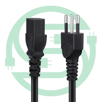 Fabrik-Direktverkauf 1,5 m männlich zu weiblich Italien Stromkabel italienisch 3-Pin-Stecker für C5AC Stromverlängerungskabel 1,5 m 5 Fuß Stromkabel