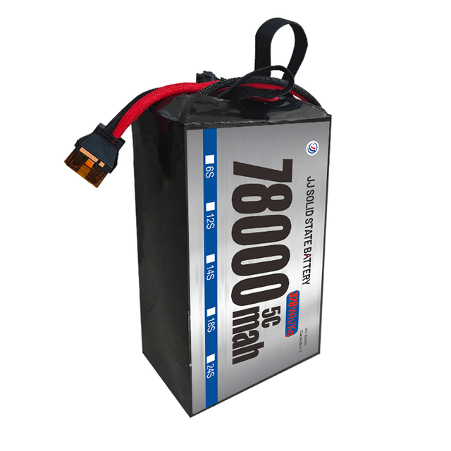 Cheap Price Customeized  78000mah 6s/12S/14S/18S  High Energy Density Big Capacity Lithium Battery for  Heavy Payload Drone
