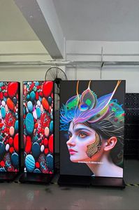 จอแสดงผล LED ในอาคาร ความละเอียด 4K ความสว่าง 5000cd 178 °   แผงโฆษณาติดผนังแบบปรับมุมมองได้ รองรับ HDR10 - Product Image 2