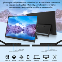 Écran portable 14 pouces 4K UHD IPS ultra-fin anti-lumière bleue, écran externe pour jeux, bureau, ordinateur portable, téléphone, Switch