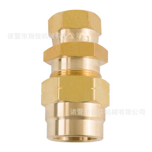 Xiangjia Machinery Rotatable Ferrule Fitting Brass 3812 For Automotive Brake Pipe Repair - Product Image 1
