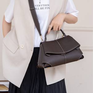 Nouveau style 2026 : Sac à main femme en cuir véritable, modèle Smile Bag, style Impératrice, bandoulière, haute qualité, pour femmes - Product Image 2