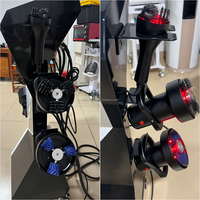 Machine de massage professionnelle à rouleaux rotatifs sous vide avec luminothérapie pour amincissement corporel, brûlage des graisses et relaxation musculaire, 6 poignées