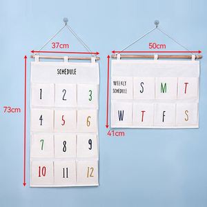 <b>TV</b> <b>Remote</b> <b>Control</b> Hanging Holder Household Fabric Pocket Wall Organizer Used to Hang Clutter - Product Image 6