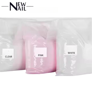 500 colori di alta qualità all'ingrosso OEM 1kg non appiccicoso facile da applicare chiaro bianco rosa alla rinfusa polvere acrilica per Nail Art - Product Image 1