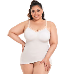 <span class=keywords><strong>Canottiera</strong></span> <span class=keywords><strong>Allattamento</strong></span> Senza Cuciture con Pizzo e Imbottitura Rimovibile, Comoda per Maternità - Product Image 3