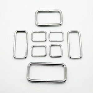 Hebillas rectangulares de acero inoxidable para accesorios de bolsos y equipaje, estilo clásico, alta calidad - Product Image 2