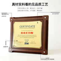 Plaques en bois avec autorisation personnalisée Plaques de cuivre Plaques de récompense Médailles en métal pliées avec impression UV Design moderne de haute qualité