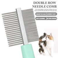 Outil de nettoyage des poils de chat en plastique 5 en 1, peigne de toilettage pour chiens et animaux de compagnie, ensemble de brosses, produits de toilettage pour animaux de compagnie, vente en gros