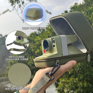 适用于 <span class=keywords><strong>Polaroid</strong></span> Now 3rd、OneStep、OneStep+、Onestep 2、Now、Now+Gen 2、Flip 即时胶片相机的相机包，带可调节肩带 - Product Image 5