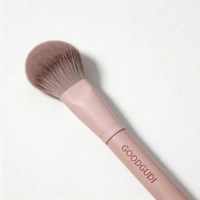 Ensemble de pinceaux de maquillage pour le visage en poils synthétiques plats multifonctions professionnels pour un usage quotidien
