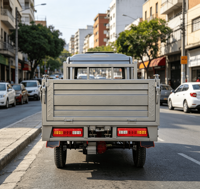 Camionnette électrique chinoise 1,6*1,1m avec cabine fermée, 4 roues, pour le transport de marchandises, mini-camion électrique efficace