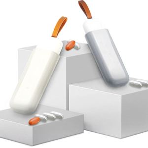 Wholesale Portable Medicine Vitamin Holder Container Travel Pill Organizer Moisture Proof Pill <b>Box</b> for Pocket Daily Pill Case - Product Image 2