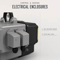 Palans à chaîne électriques robustes de type F NCH1, capacité de levage de 0,32 t, moteur de 0,75/0,18 kW, palan à chariot motorisé pour usine