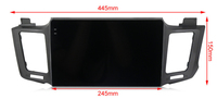 Lecteur Dvd de voiture M6 PRO Android 12 2K QLED pour Toyota RAV4 2012-2018 BT stéréo lecteur Audio de voiture écran stéréo