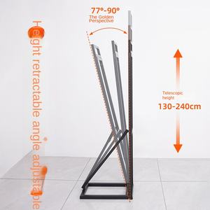 Celebrazione di vendita calda festa di matrimonio arco Prop altezza regolabile portatile pieghevole KT Poster Stand - Product Image 3