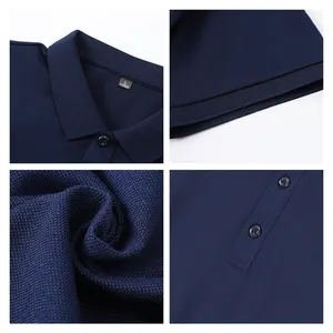 Sublimazione personalizzata Polo da uomo t-Shirt a manica corta in poliestere-cotone maglia Polo per gli uomini