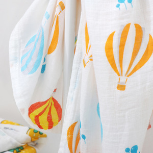 Manta de Gasa Fina de Algodón para Bebé, Diseño de Dibujos Animados, Toalla de Baño a Cuadros para Recién Nacidos, Venta al Por Mayor - Product Image 4