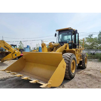 Chargeuse sur pneus Caterpillar Cat 966H d'occasion haute performance, 6 tonnes, avec moteur, boîte de vitesses et pompe, modèle 2016, à vendre