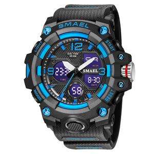 Montre de luxe pour homme SMAEL, montre sport numérique étanche 8008 - Product Image 3