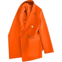 Femmes S 2024 Printemps Automne Casual Candy Color Suit Coat Korean Edition Internet Celebrity Inspired