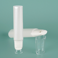Tube d'emballage cosmétique multifonctionnel extrudé sur mesure avec bouchon à vis, applicateur à bille pour masque facial et soins de la peau, en plastique