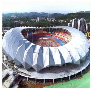 Espacio de acero ligero marco de <span class=keywords><strong>barcelona</strong></span> estadio cerchas diseño de estructura de techo fútbol edificio del estadio - Product Image 2