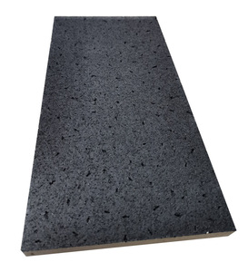 Paneles de Techo Acústicos de Fibra Mineral Negra 2x2/2x4, Paneles de Lana Mineral Ignífugos y Sin Deformación para <span class=keywords><strong>Cine</strong></span> - Product Image 1