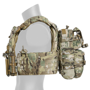 Panneau dorsal zippé pour gilet tactique, poche Molle pour sac d'hydratation et porte-eau d'assaut, compatible avec porte-plaques V5 - Product Image 4