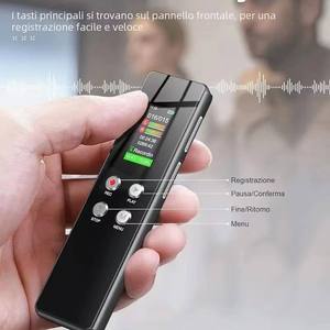 Grabadora de Voz Metálica Directa de Fábrica, 32/64GB, USB 2.0, Carga Rápida, para Conferencias, Entrevistas, Grabación de Clases, Lápiz de Audio Portátil - Product Image 2