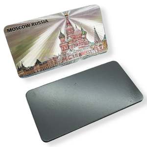 Nouveaux souvenirs en aluminium argenté personnalisés avec impression 2D, magnifiques aimants de réfrigérateur en aluminium - Product Image 5