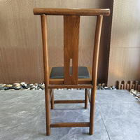 Chaises de salle à manger de luxe en fer forgé de style chinois, durables, pour hôtels, maisons d'hôtes et restaurants, mobilier de restauration