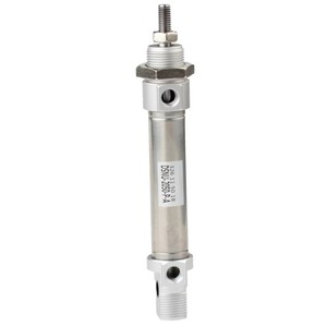 Cilindro Neumático de Doble Acción de Acero Inoxidable Serie <span class=keywords><strong>DSN</strong></span> ISO6432, Diámetro de 12 a 40 mm - Product Image 1