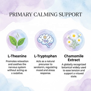 Capsules calmantes pour animaux de compagnie OEM pour chiens et chats, complément anti-anxiété, soutien contre le stress, formule vétérinaire à étiquette privée - Product Image 4