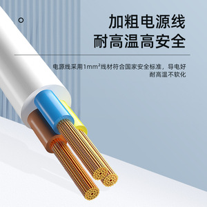 Multi-functional <b>Power</b> Strip With 4 Usb A Ports 10A 250V Three-prong <b>Plug</b> Copper Wire For Home Dormitory Use - Product Image 3