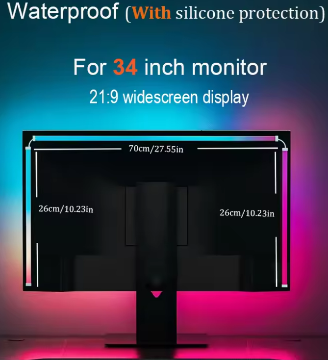 For 34" Monitor