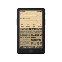 Xteink X4 Pro Pocket E-Book Reader Magnetik 4.3 Inch Mini Ereader E-Ink Reader dengan Lampu Depan